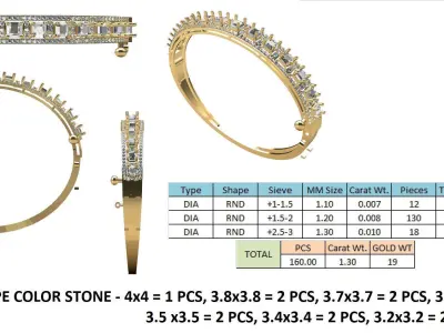 SIMPLEY STYLISH  BRESLET  3D print model