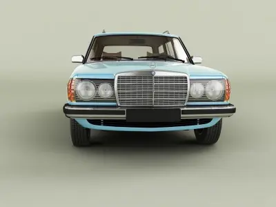 Mercedes-Benz W123 Estate 3D model