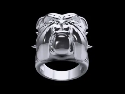 PUG RING 3D print model