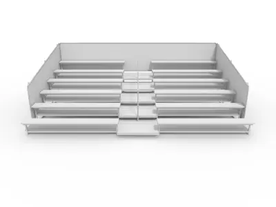 Bleachers 1 3D model