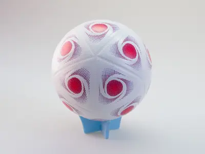 Modern Soccer Football Ball 3D model