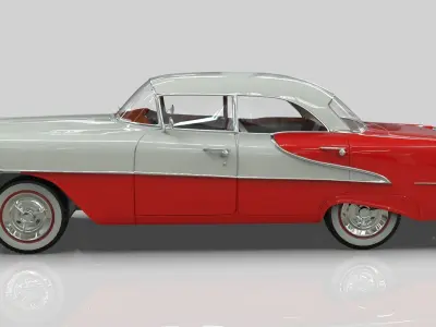Oldsmobile Super88 Sedan 1955  Low-poly 3D model