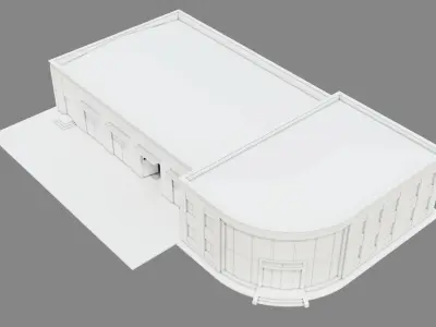 Fire Station  ID052 3D model