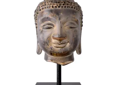 Head of Buddha 3D model