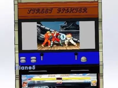 DESIGN OF THE STREET FIGHTER 3D model