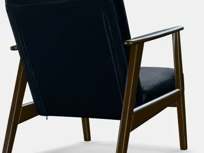EKENASET Armchair Low-poly 3D model