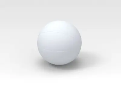 Basketball ball 3D model 9