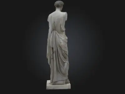 Aphrodite Elegance  Classical Statue Model for Mythological  3D model