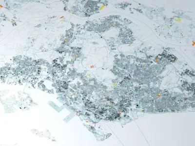 Singapore Streets Buildings Transport Sport Ultimate 3D model