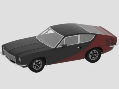 PUMA GTB 1974 VRAY READY 3D model