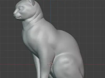 CAT 3D PRINT STL 3D model