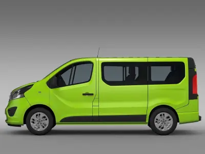 Vauxhall Vivaro EcoFlex 2017 3D model