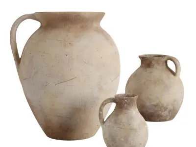 Handcrafted Weathered Vase 3D model