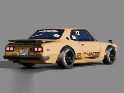 Car 3D model Hakosuka 3D model