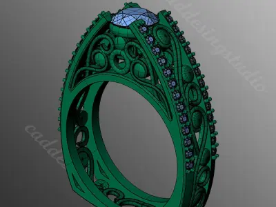 Ring bi138 3D print model