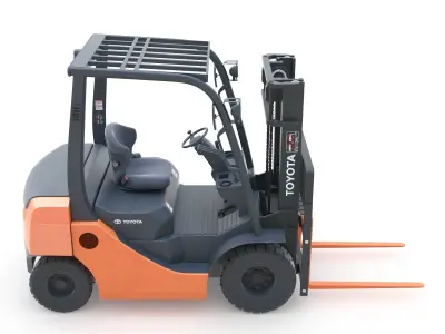 Toyota Core IC Pneumatic Forklift 3D model