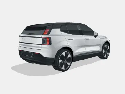 Volvo EX30 2025 Low-poly 3D model