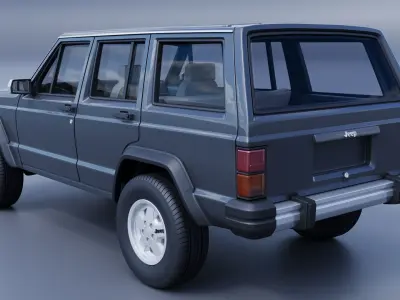 Jeep Cherokee XJ 1984   3D print model