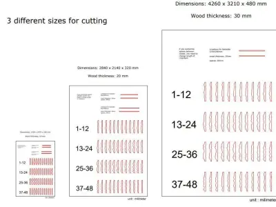Parametric Wavy Panels 3D model