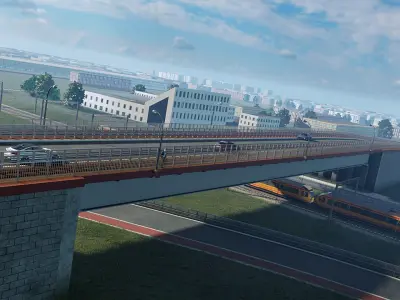 Beam Bridge 3D model