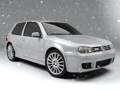 Volkswagen Golf 4 R32 3D model
