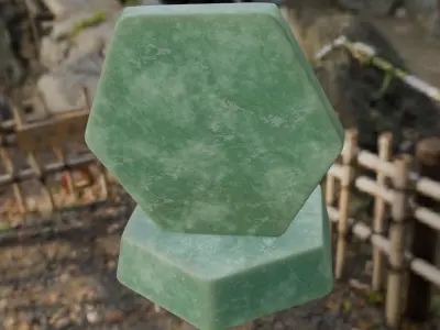 Hexagonal motivational message tablet about self-control 3D print model