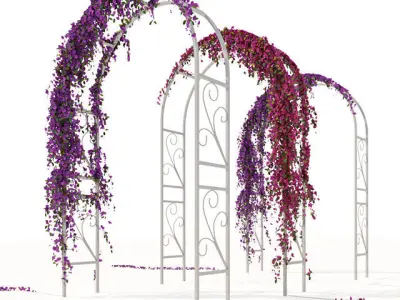 Ivy Pergola 3D model