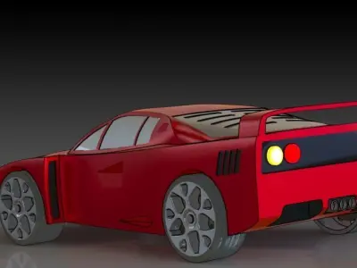 Ferrari F40 Free 3D print model
