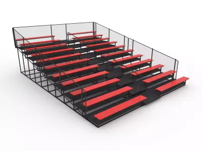 Bleachers 2 3D model