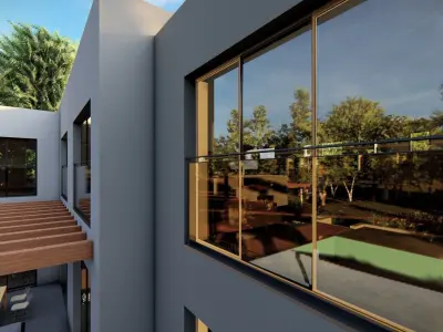 2 Storey Villa with Swimming Pool  3D model