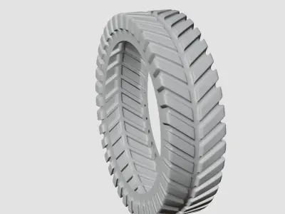 Toy car tire 3D print model