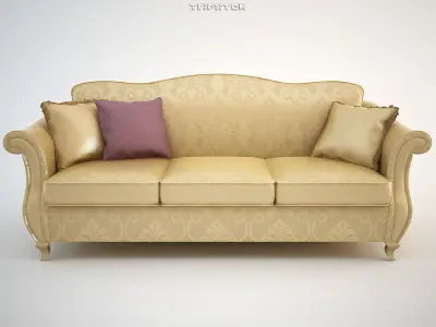 Classic Sofa Chantal 3-seat 3D model