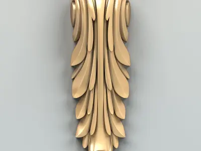 Decor vertical 018 3D model