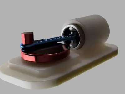 internal combustion engine 3D model