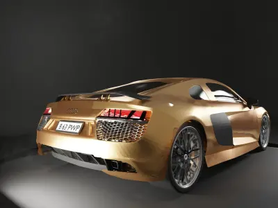 AUDI R8 3D MODEL - OBJ 3D model