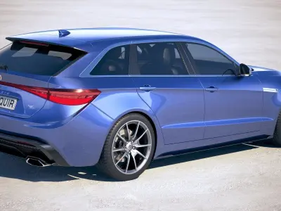 Generic Wagon Estate 2019 3D model