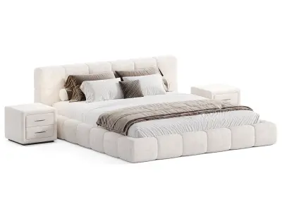 Fern prices Modern Bed 3D model