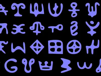 300 Runes Hard Surface for Substance Painter Low-poly 3D model