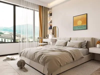 Master bedroom 3D model 3D model