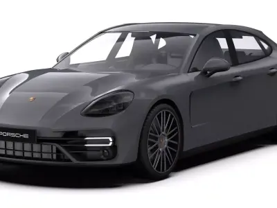 Porsche Panamera Turbo S 2022 3D model