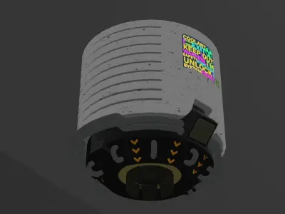 Engine light bulb Free 3D model