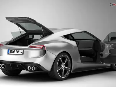 Generic Sport Coupe 3D model