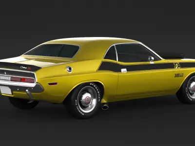 1970 Dodge Challenger TA 3D model