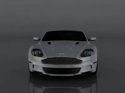 Aston Martin DBS Low-poly 3D model