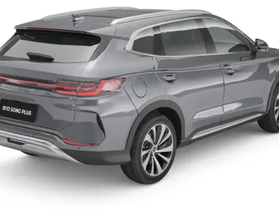 2025 BYD Sealion 6 DM-I With Interior 3D model