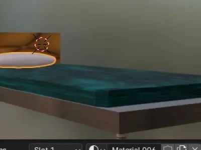 Luxury Bed V2  Free low-poly 3D model