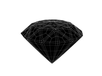 Diamond Icon v1 001 Low-poly 3D model