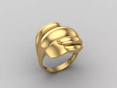 Women Ring Plain Ring Ready STL 3DM Models Womens Rings 3D print model 14