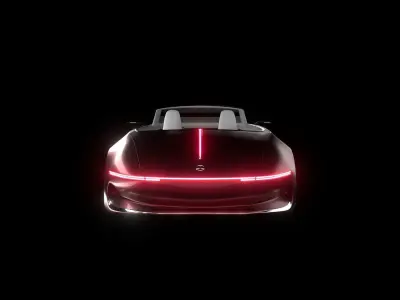 Mercedes Maybach 6 Vision Cabriolet 3D model