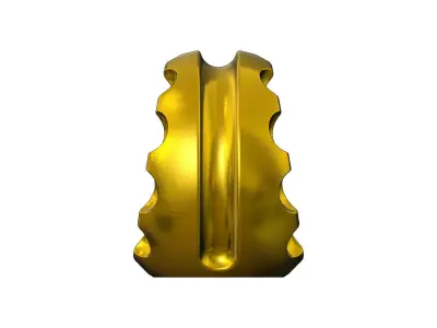 Grooved vead carvings open portal sphere ornament 3D print model